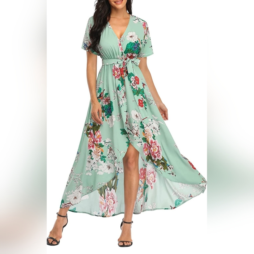 NWT Pinup Fashion High Low Maxi Dress